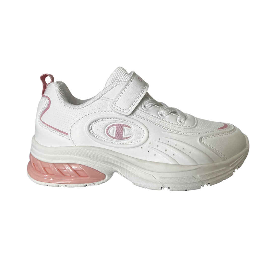 Champion Girl Eagle Run U Ps Low Cut Shoes White S33300-ww016
