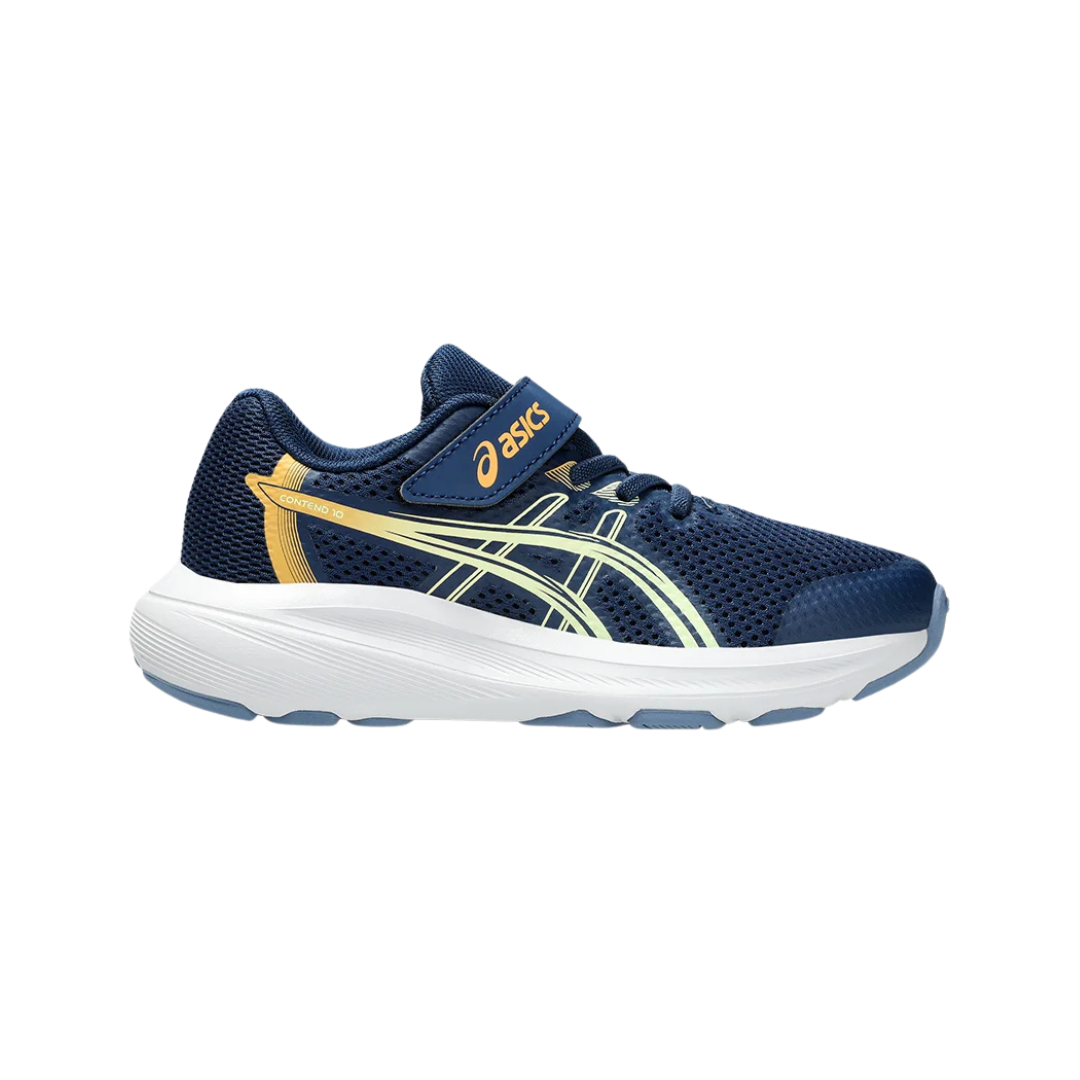 Asics Children Gel-contend 10 Ps Running Shoes Navy 1014a394-404