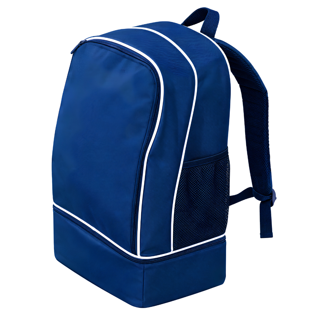 Cama Soccer Football Backpack With Shoes Compartment Blue