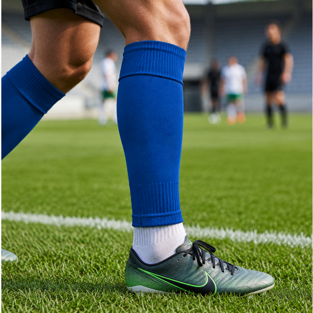 Cama Tube Pre Cut Professional Football Socks Blue 242