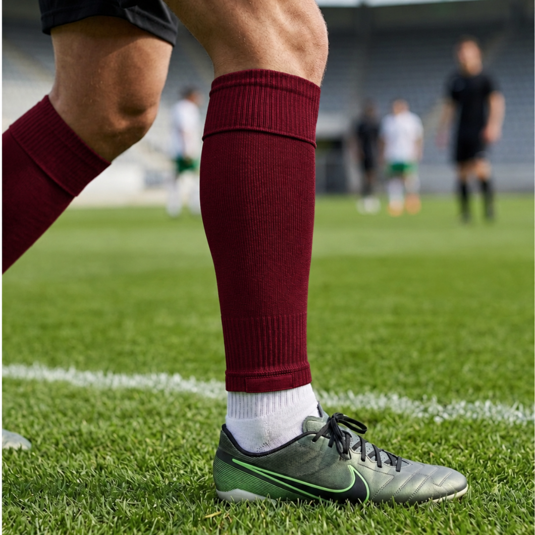 Cama Tube Pre Cut Professional Football Socks Purble 242