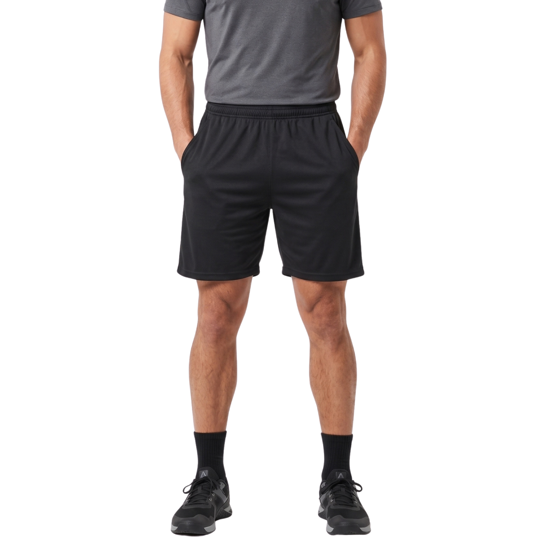 Cama Men Coach Training Pockets Short Sky Black 249
