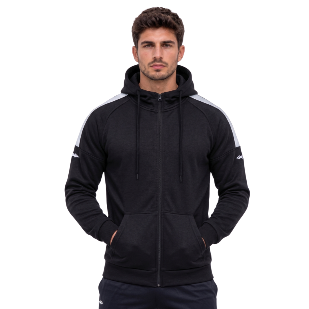 Cama Men Venus Sport Suits Full Zip Hoodie Black 250