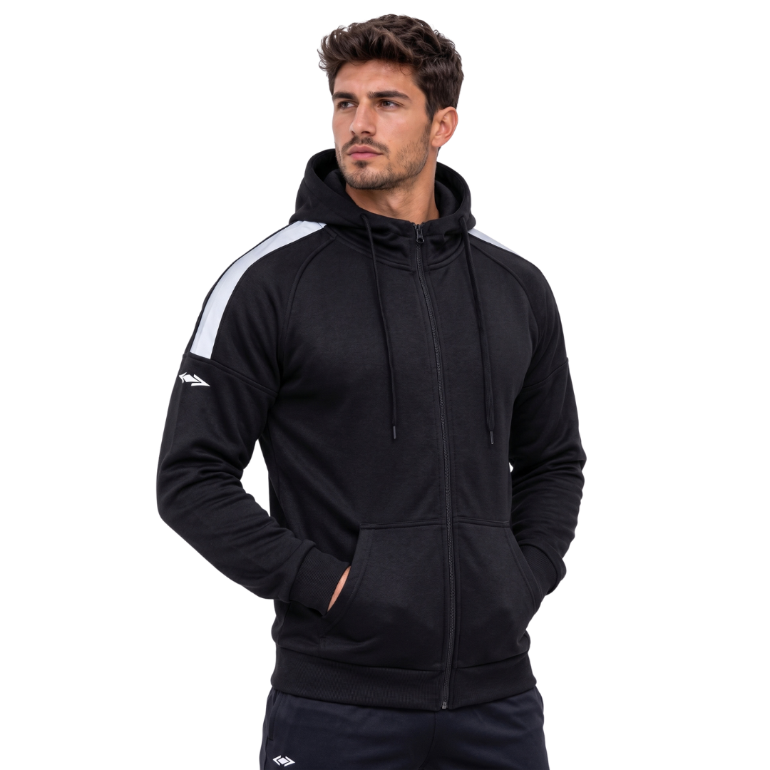 Cama Men Venus Sport Suits Full Zip Hoodie Black 250