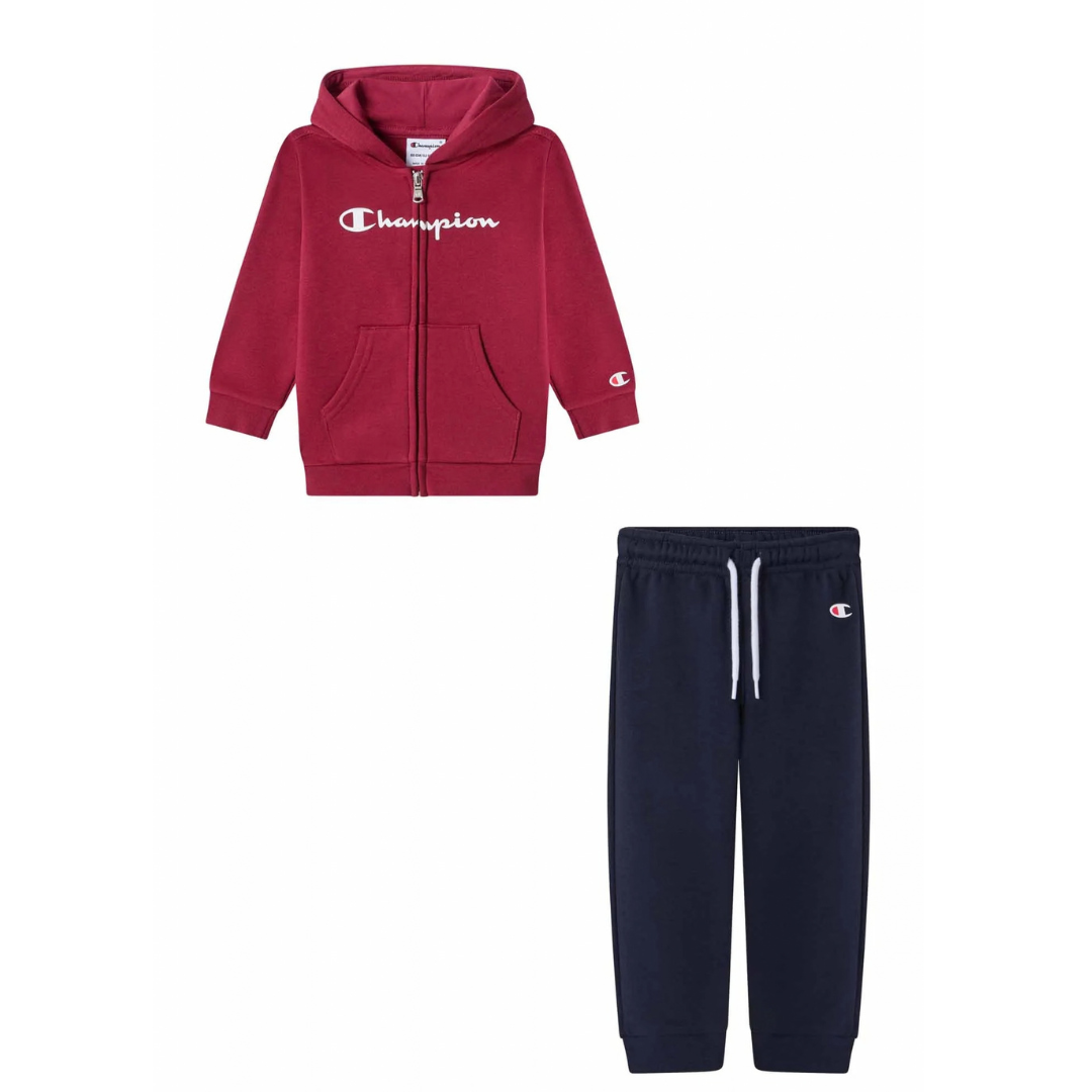 Champion Infant Boy Hooded Full Zip Suit Bur 307326-rs508