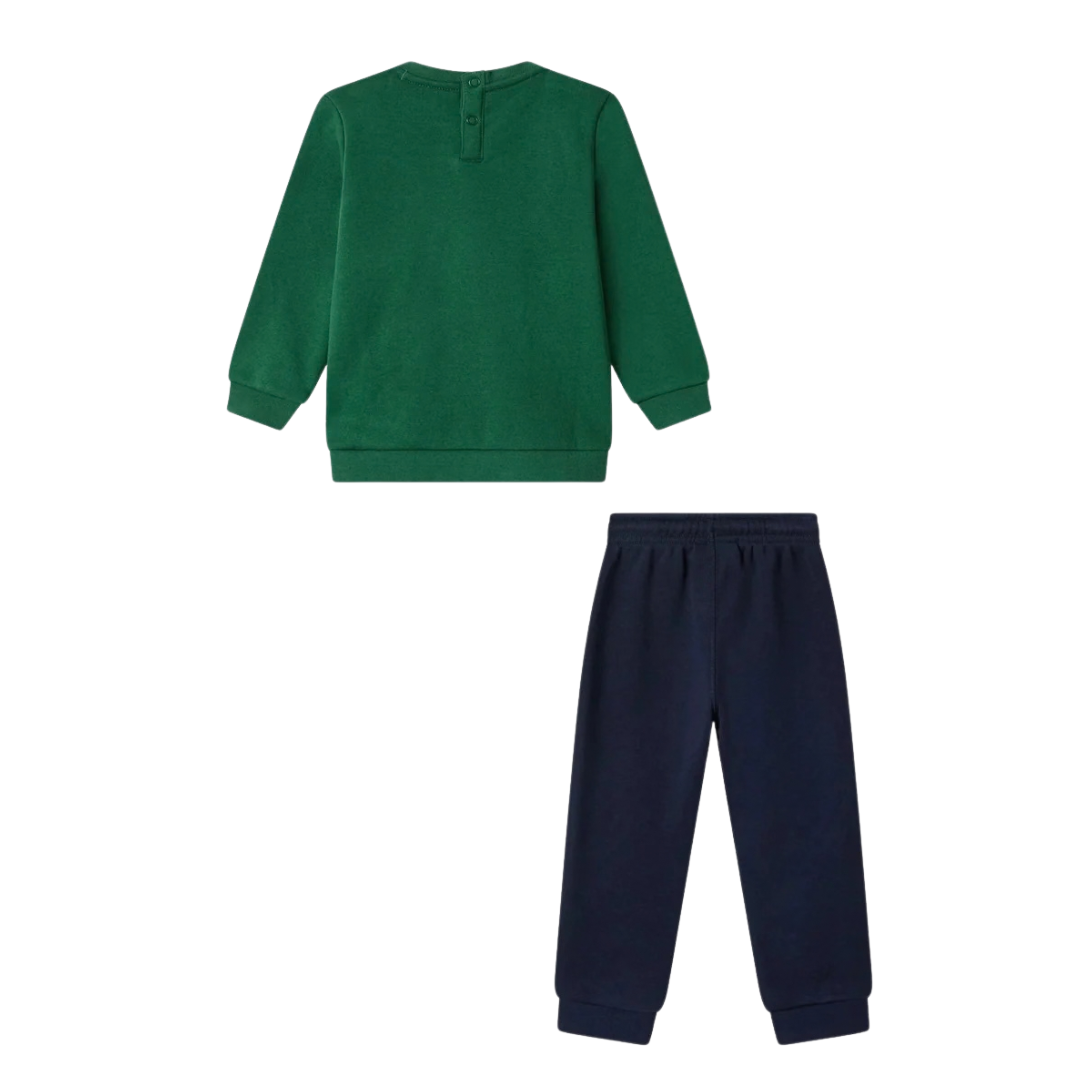 Champion Infant Boy Hooded Full Zip Suit Green 307327-gs564