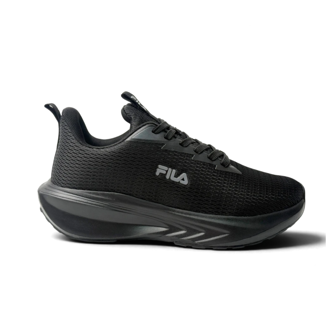 Fila Tonga 5 Nanobionic Lace Youth Boys Running Shoes Black 3tz63002-000
