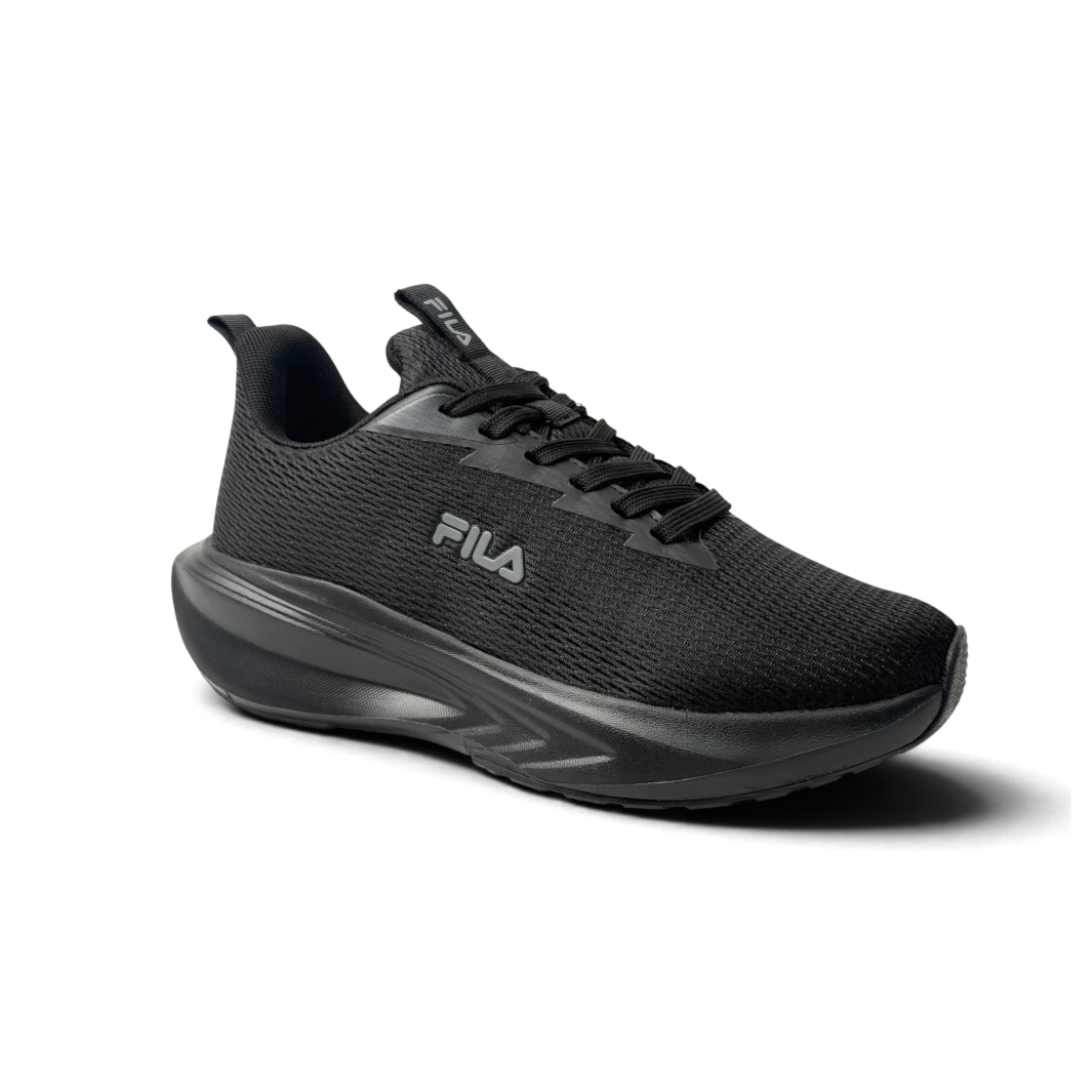 Fila Tonga 5 Nanobionic Lace Youth Boys Running Shoes Black 3tz63002-000