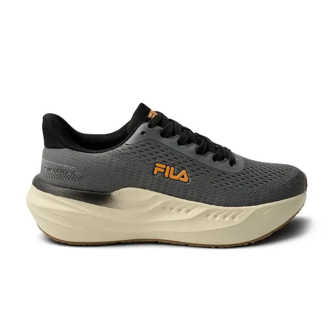 Fila Tonga 5 Nanobionic Lace Youth Boys Running Shoes Grey 3tz63006-350
