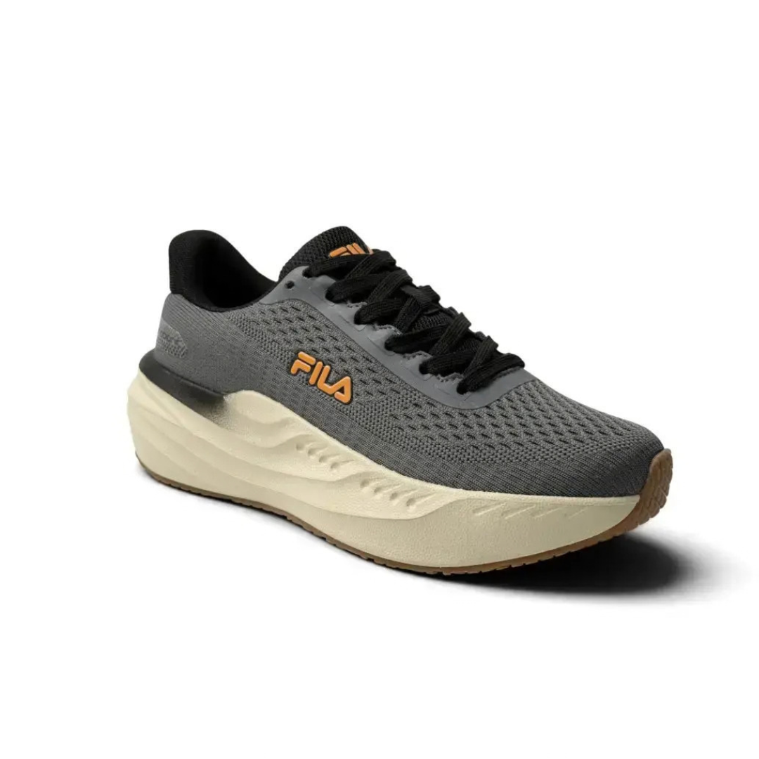 Fila Tonga 5 Nanobionic Lace Youth Boys Running Shoes Grey 3tz63006-350