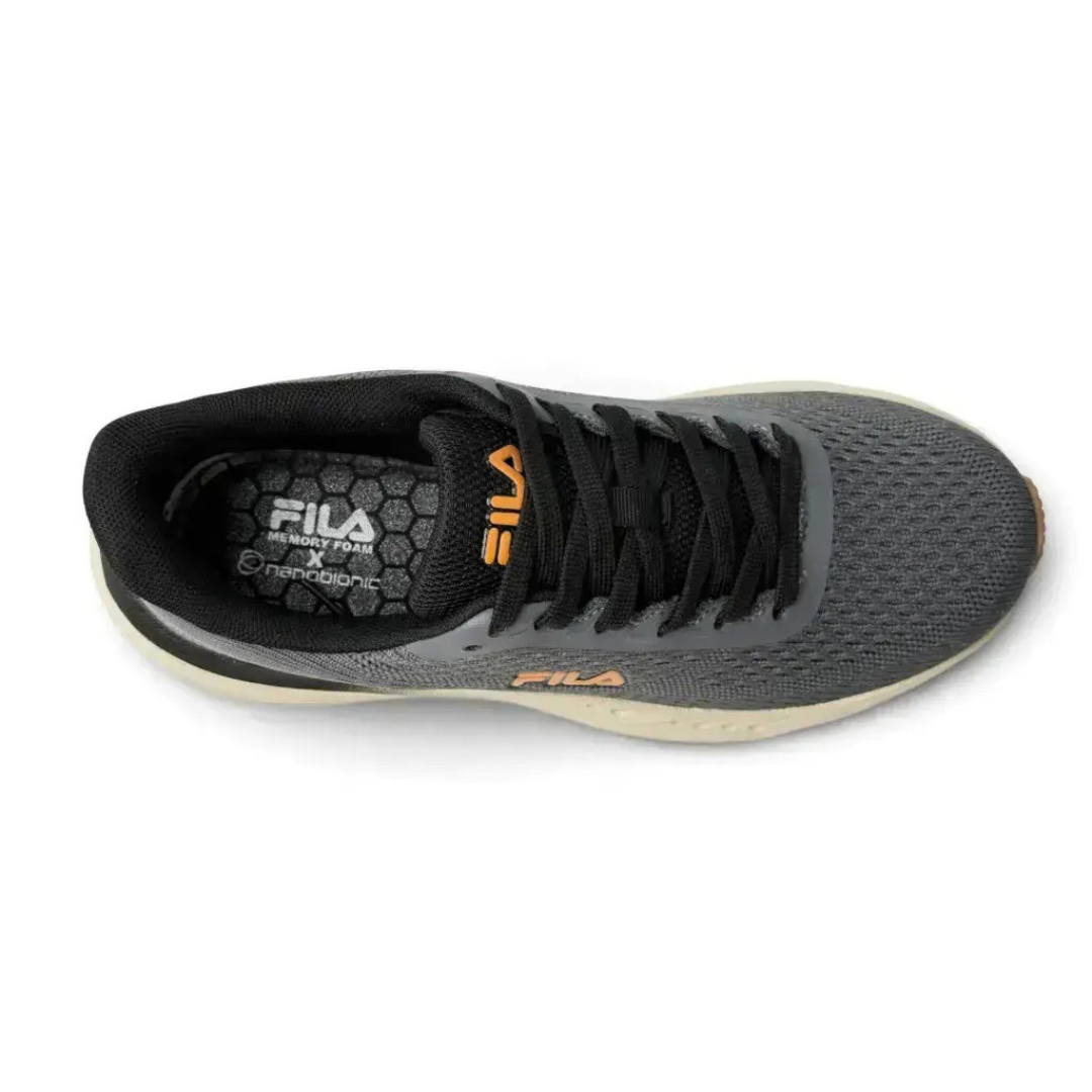 Fila Tonga 5 Nanobionic Lace Youth Boys Running Shoes Grey 3tz63006-350