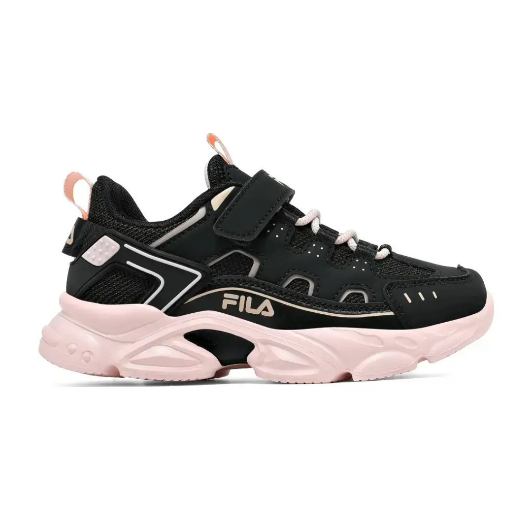 Fila Memory Spinel 3 V Girls Kids Running Shoes Black 3yf33002-095