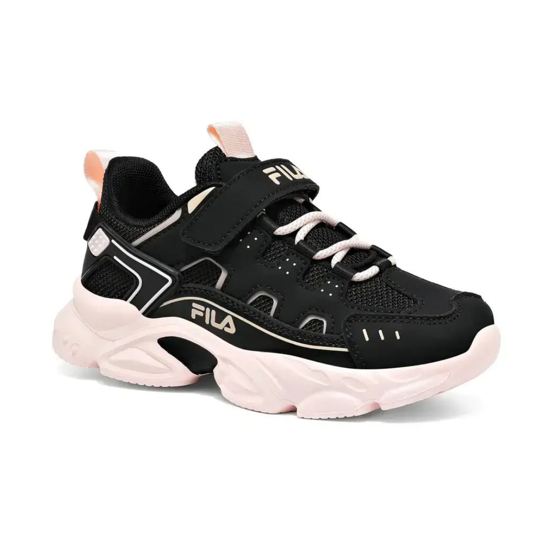 Fila Memory Spinel 3 V Girls Kids Running Shoes Black 3yf33002-095