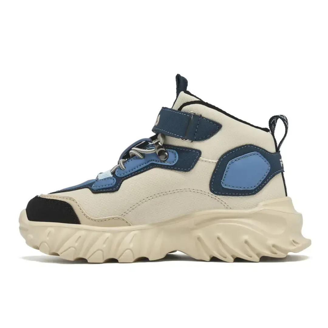 Fila Ayo 5 Memory Velcro Boys Kids Fashion Sneakers Shoes Beige 3yf63004-112