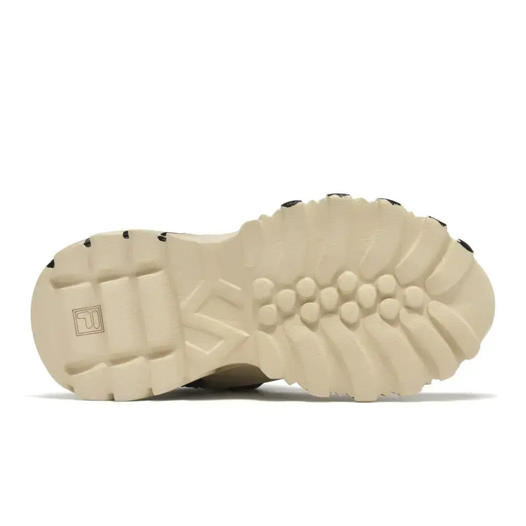 Fila Ayo 5 Memory Velcro Boys Kids Fashion Sneakers Shoes Beige 3yf63004-112