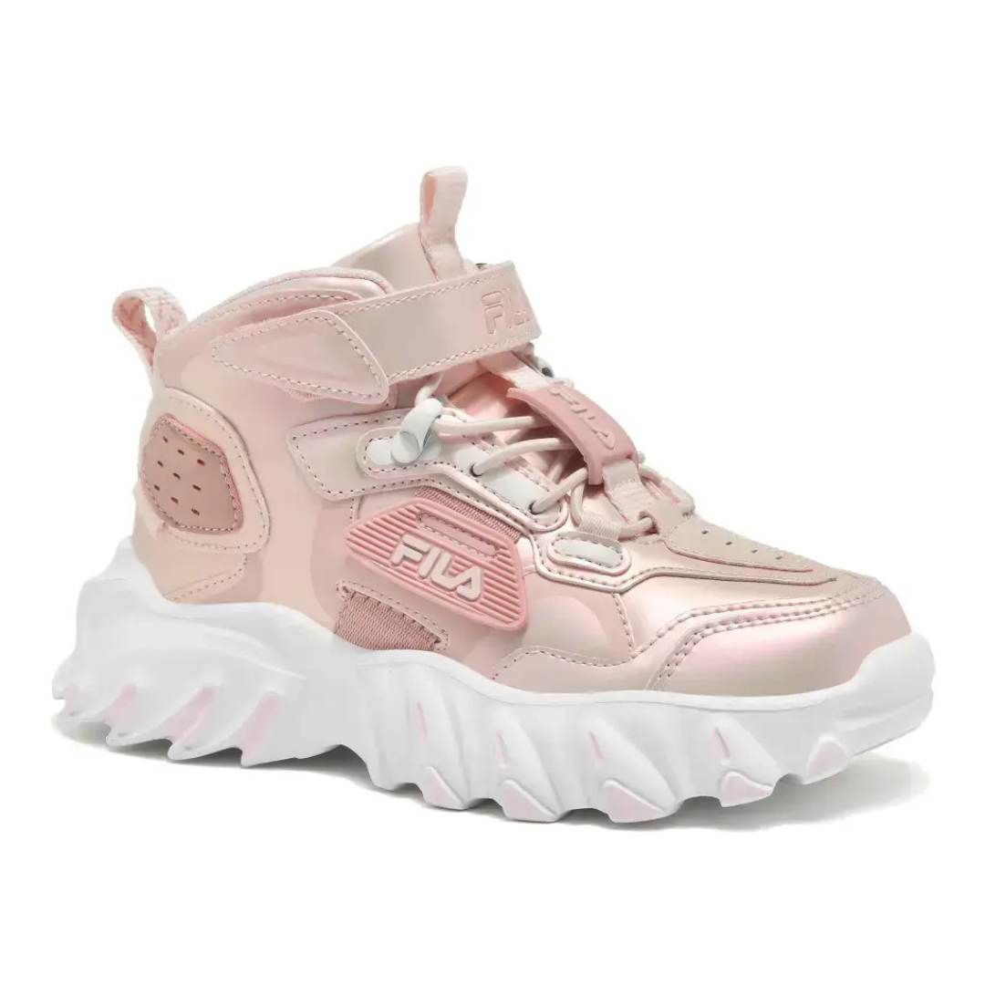 Fila Ayo 5 Memory Velcro Girls Kids Fashion Sneakers Shoes Pink 3yf63004-909