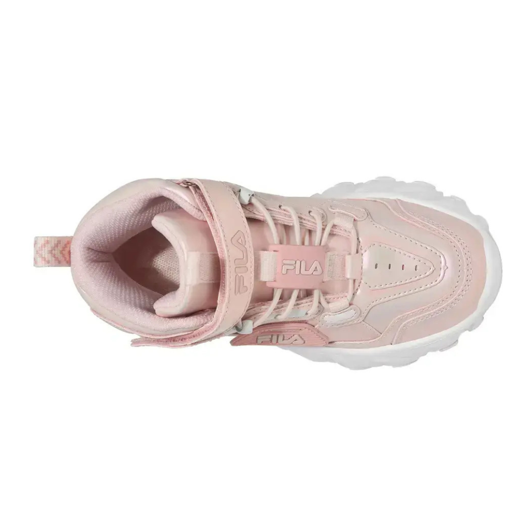 Fila Ayo 5 Memory Velcro Girls Kids Fashion Sneakers Shoes Pink 3yf63004-909