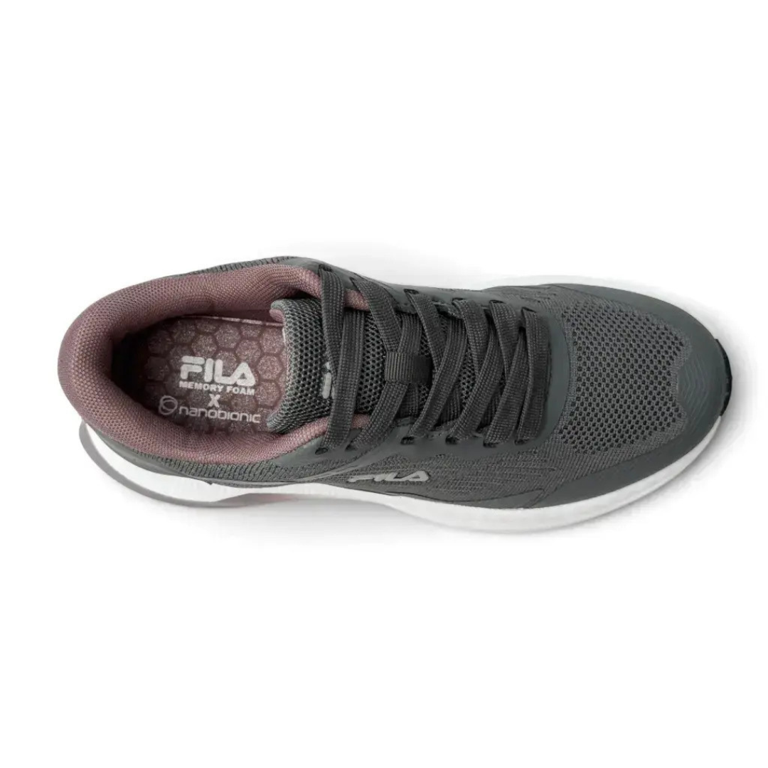 Fila Ovia Nanobionic Women Running Shoes Grey 5tz63001-380