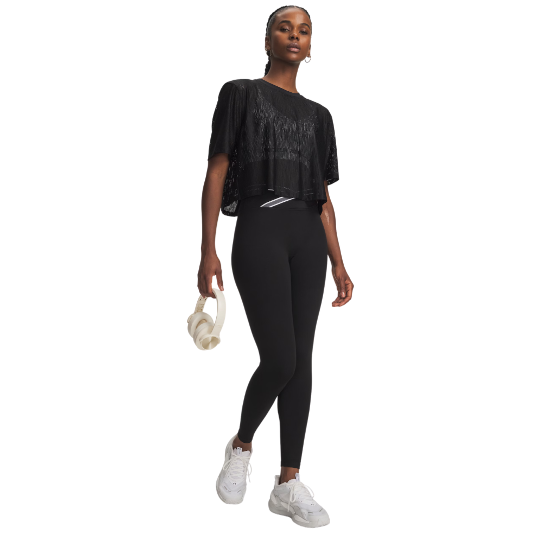 Under Armour Women Motion Sport Tape Legging Black 6013782-008