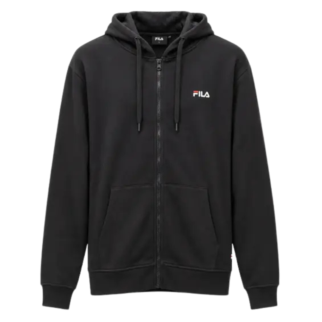 Fila Firox Brushed Fleece Hood Zip-up Men Jacket Black Apjpm26001-001