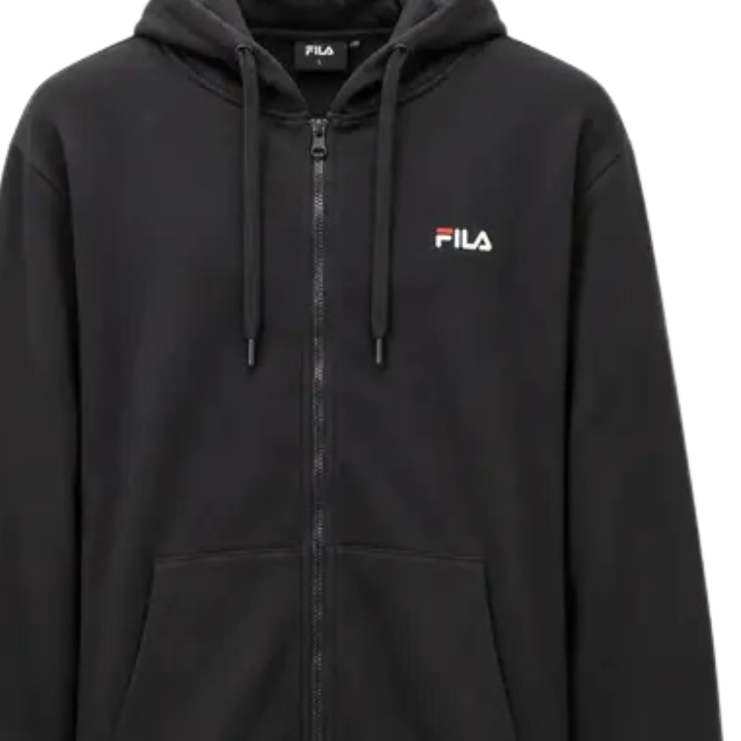 Fila Firox Brushed Fleece Hood Zip-up Men Jacket Black Apjpm26001-001