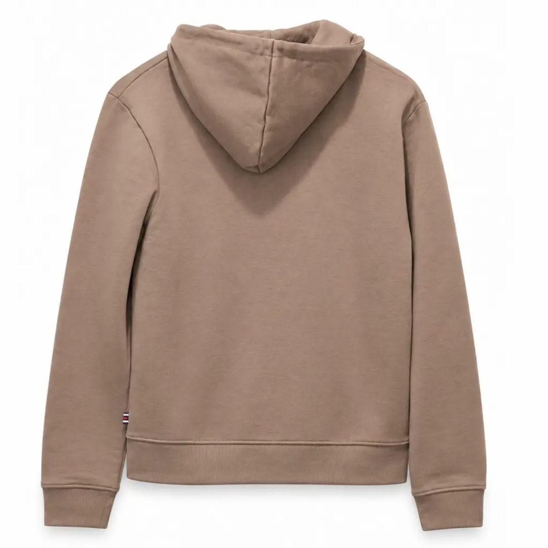 Fila Felia Brushed Fleece Hood Zip-up Women Jacket Brown Apjpw26001-700