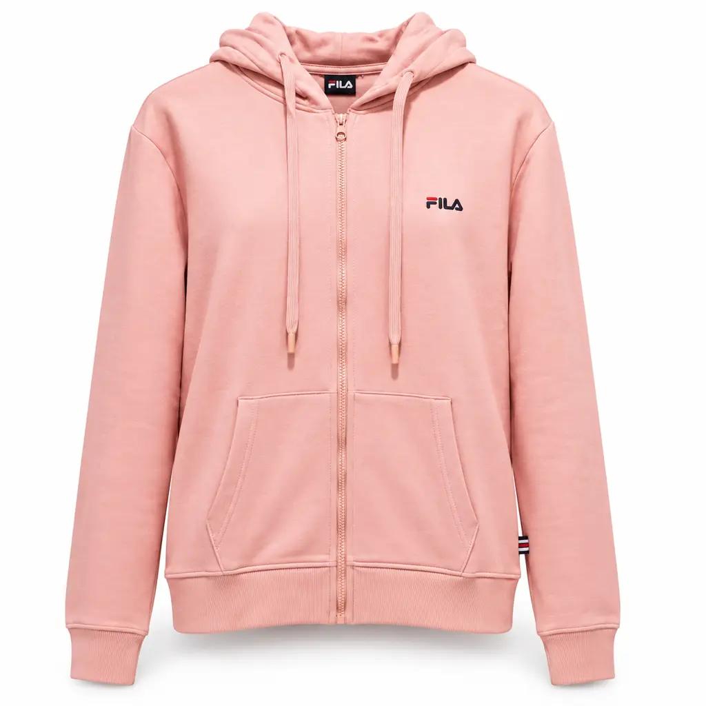 Fila Felia Brushed Fleece Hood Zip-up Women Jacket Pink APJPW26001-900