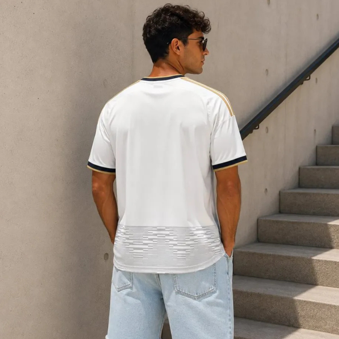 Adidas Cyprus National Team Official Away Jersey T-shirt White 2026-2028