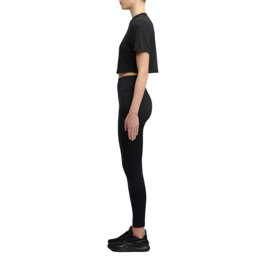 Reebok Womens Core High Rise Leggings Black 100241925