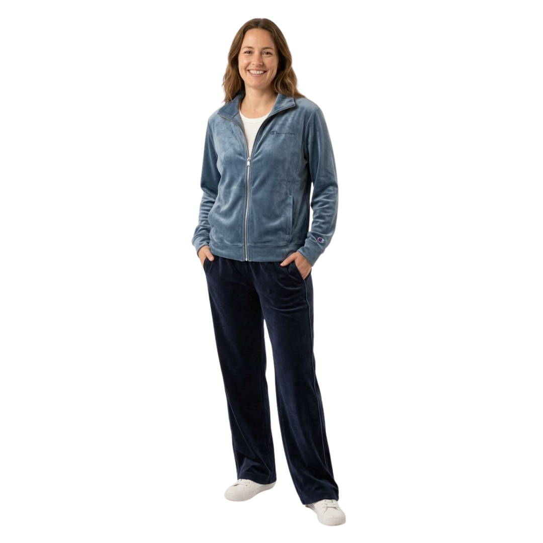 Champion Women Full Zip Suit Navy 118945-bs133