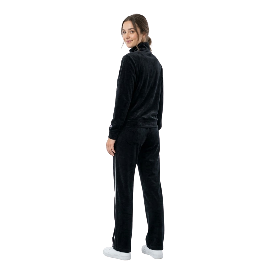 Champion Women Full Zip Suit Black 118945-kk001
