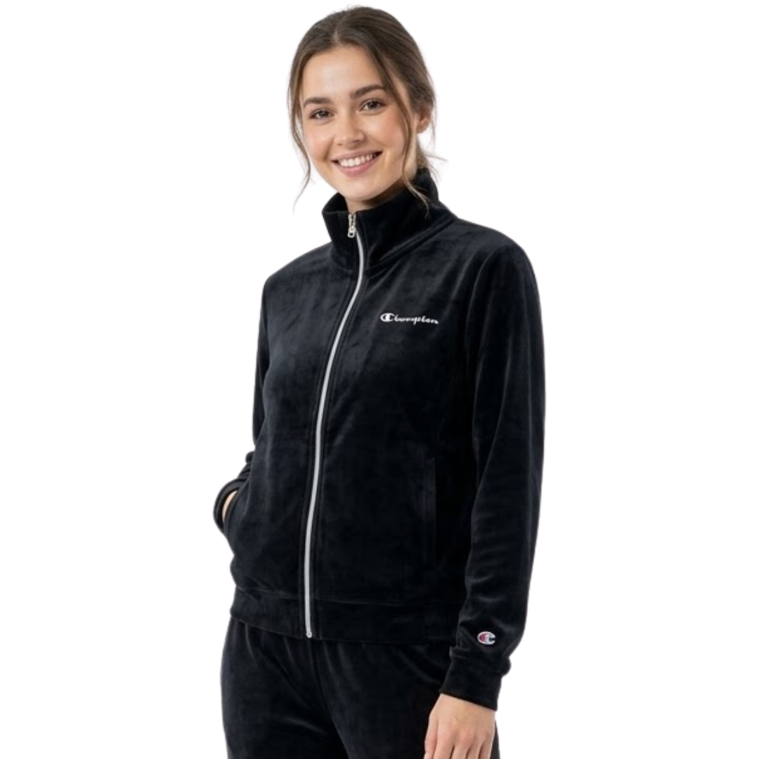 Champion Women Full Zip Suit Black 118945-kk001