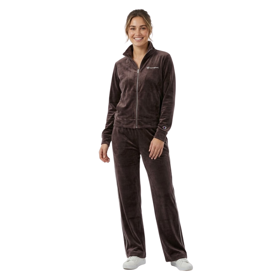 Champion Women Full Zip Suit Brown 118945-ms578