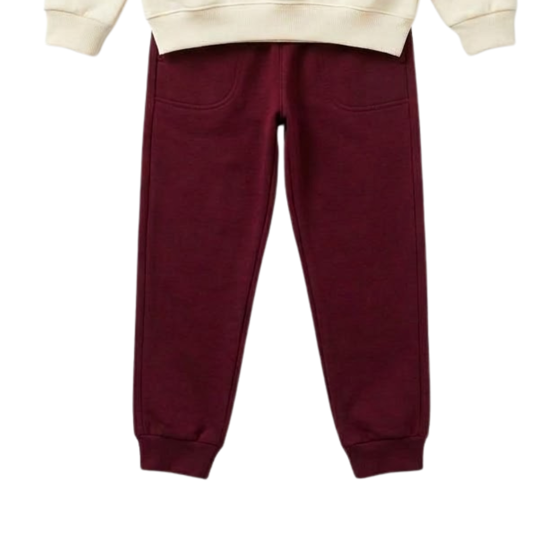 Nek Kids Wear Junior Girls Tracksuit Set Beige 122426-15