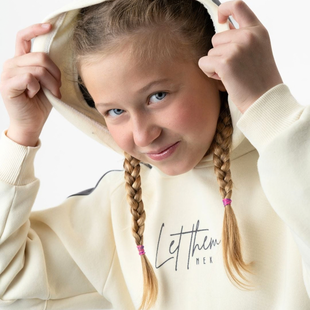 Nek Kids Wear Junior Girls Tracksuit Set Beige 123526-24