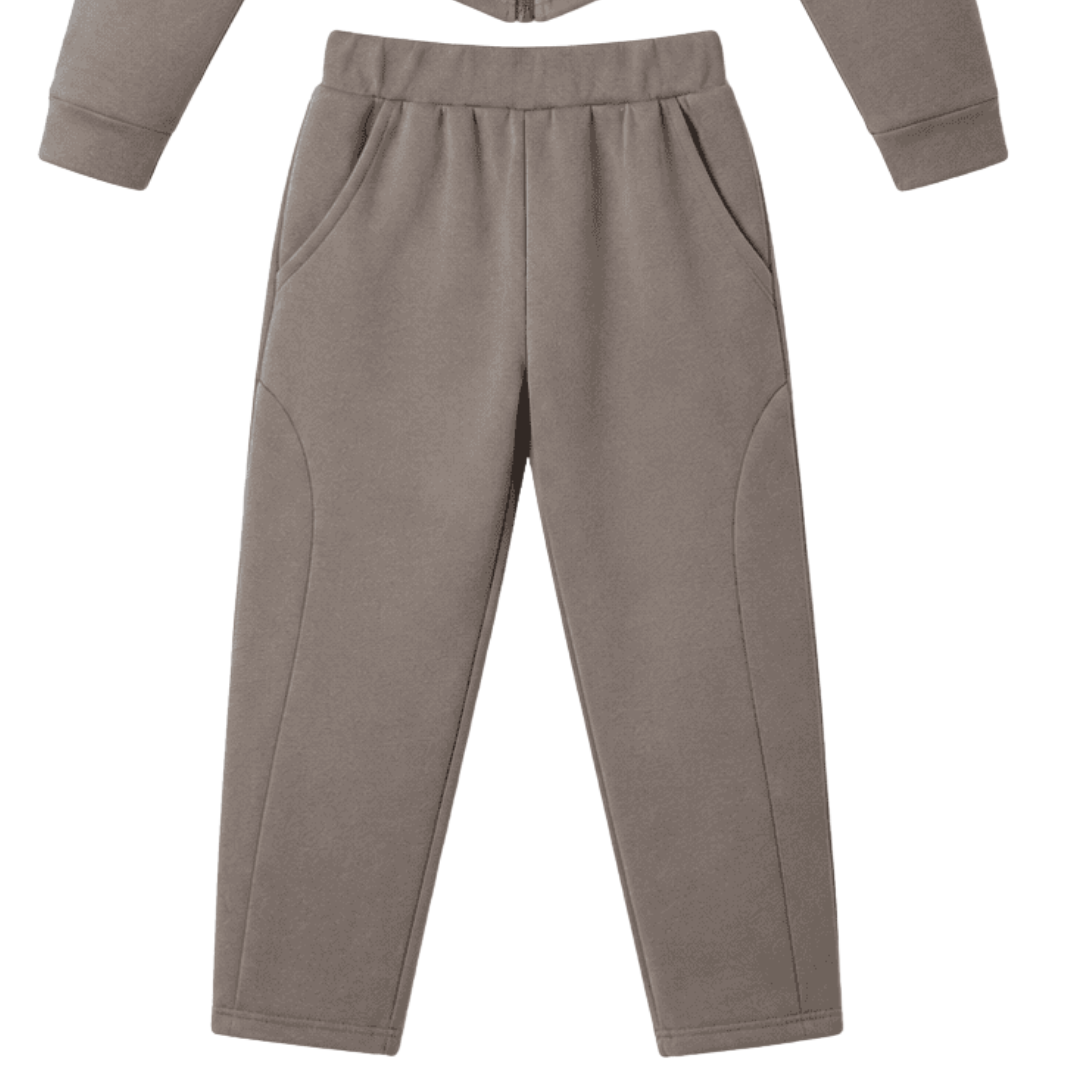 Nek Kids Wear Junior Girls Tracksuit Set Grey 124726-50