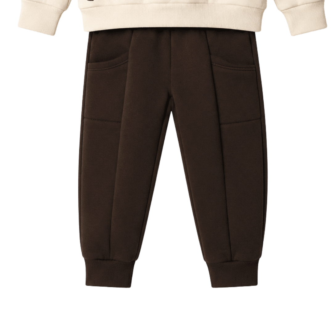 Nek Kids Wear Boys Tracksuit Set Beige 141726-16