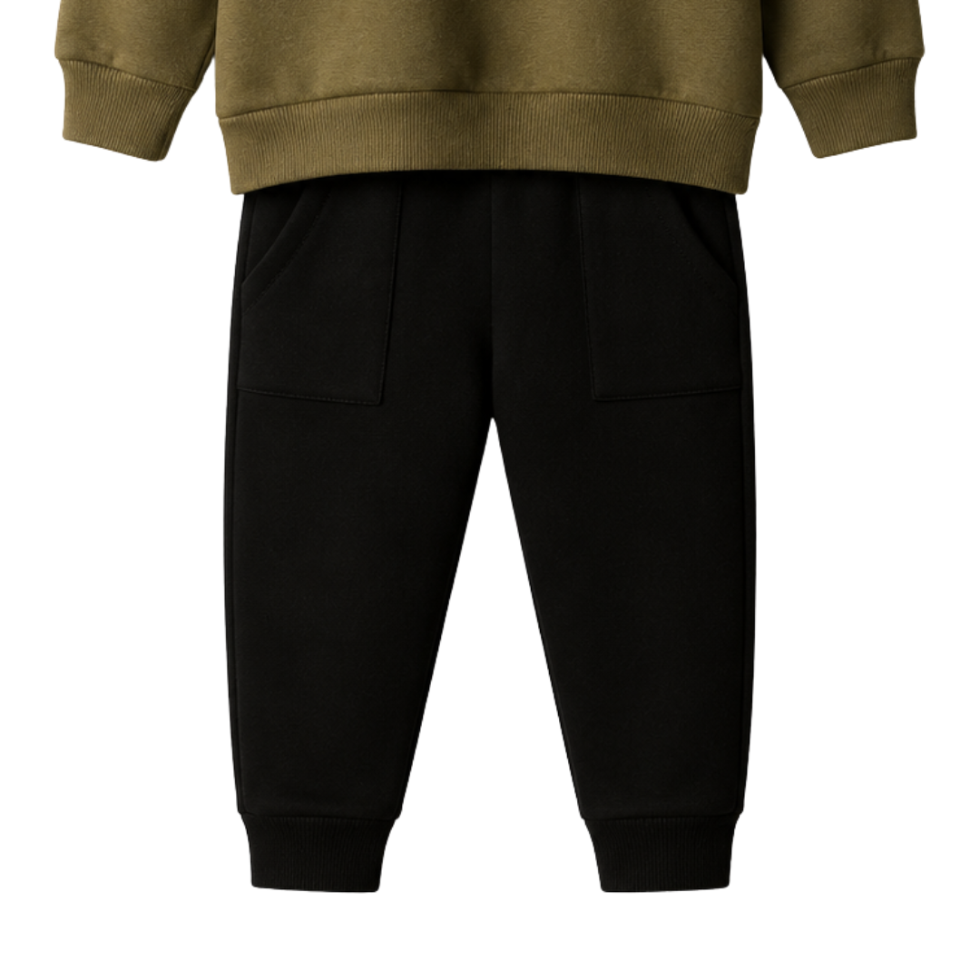 Nek Kids Wear Boys Tracksuit Set Khaki 142626-61