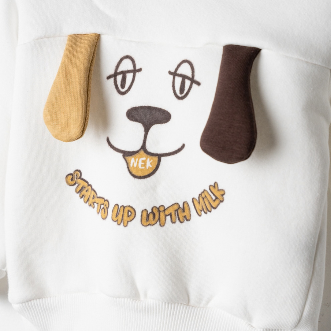 Nek Kids Wear Infant Baby Boys Tracksuit Set White 151526-36