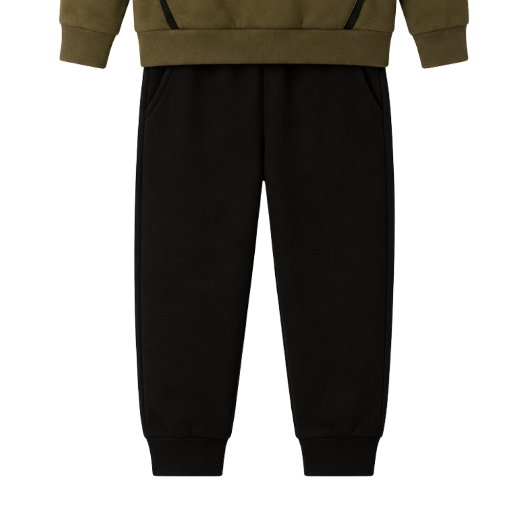 Nek Kids Wear Junior Boys Tracksuit Set Khaki 161526-61
