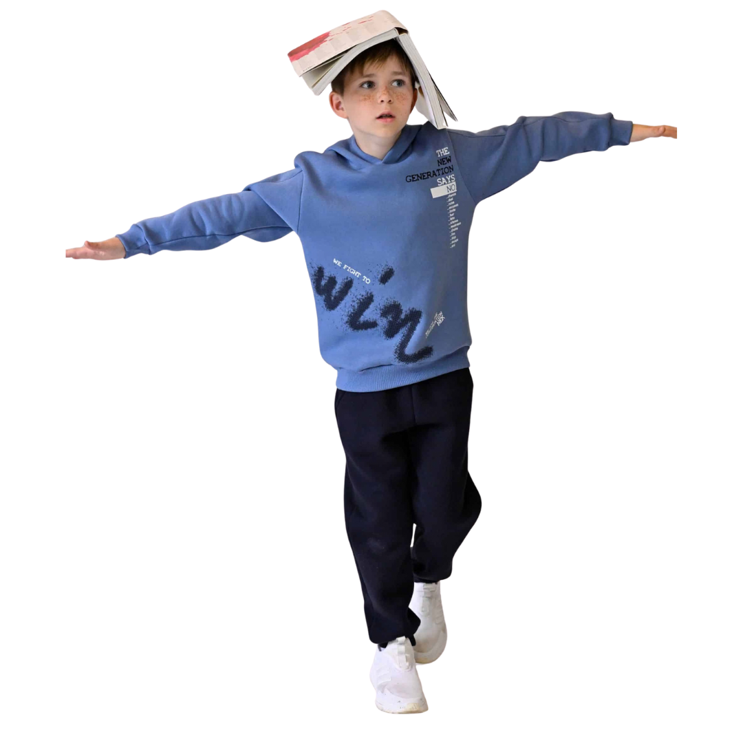 Nek Kids Wear Junior Boys Tracksuit Set Blue 162926-67