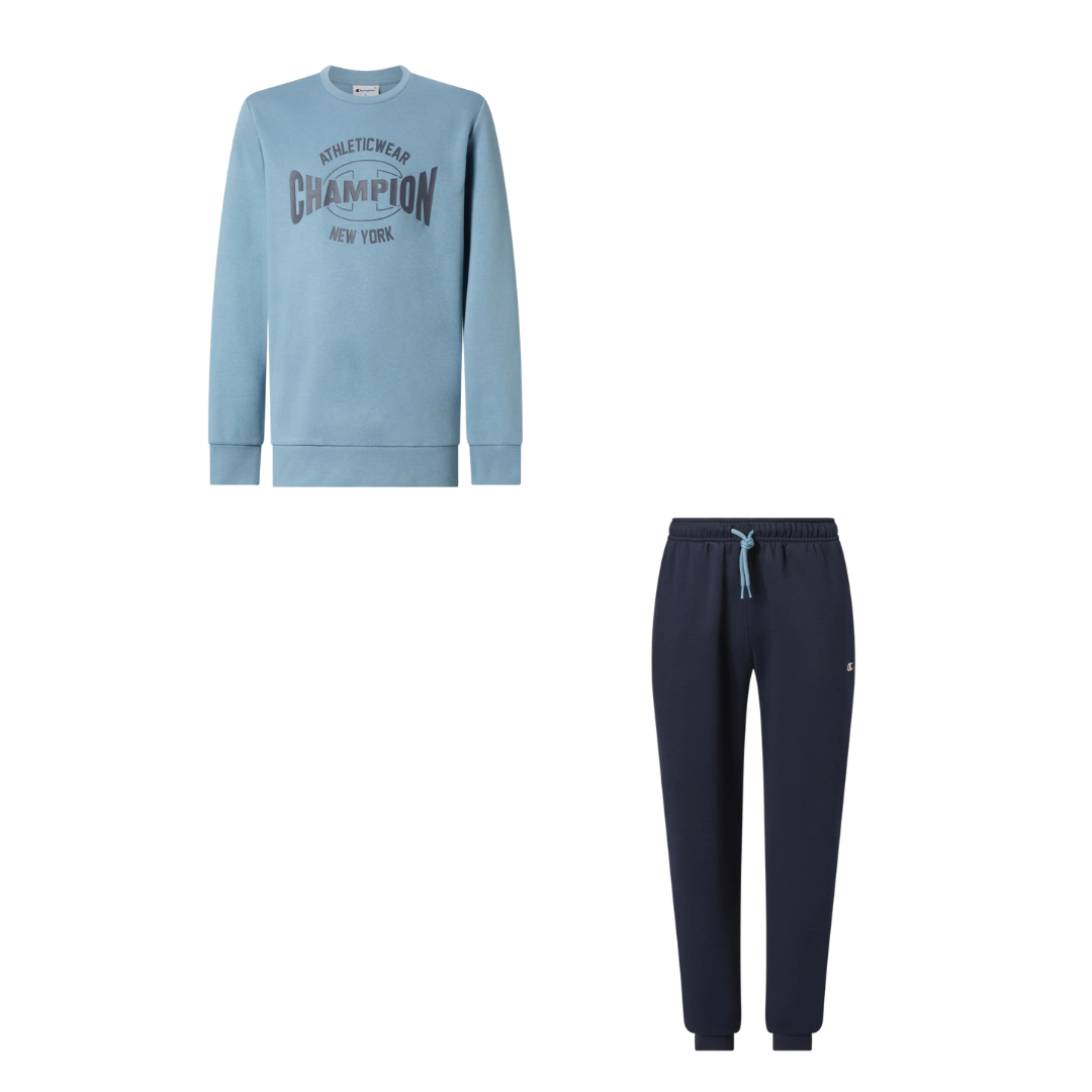Champion Boy Crewneck Sweatsuit Blue 307263-BS230