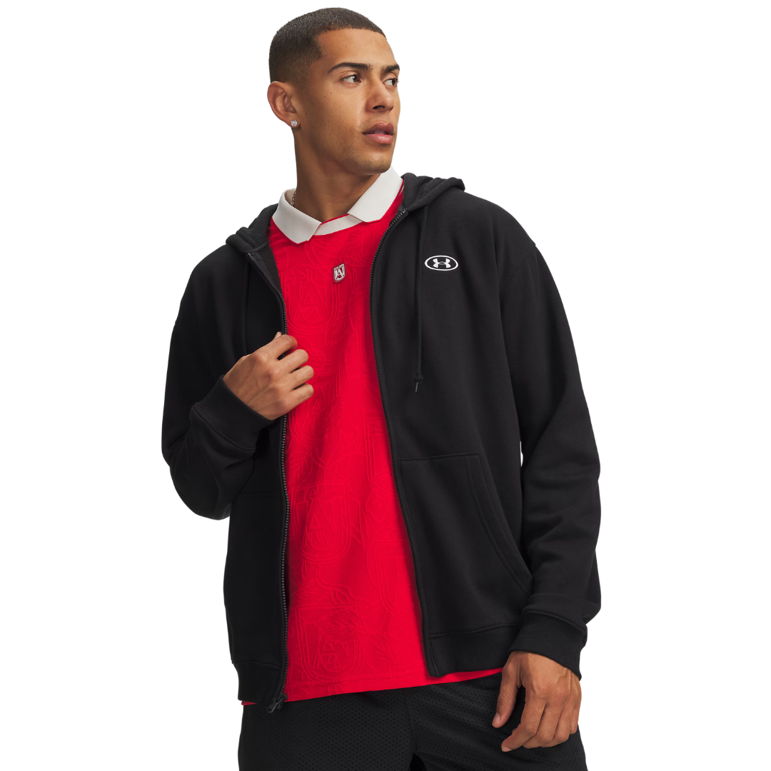 Under Armour Men Rival Flc Fz Black 6013451-008