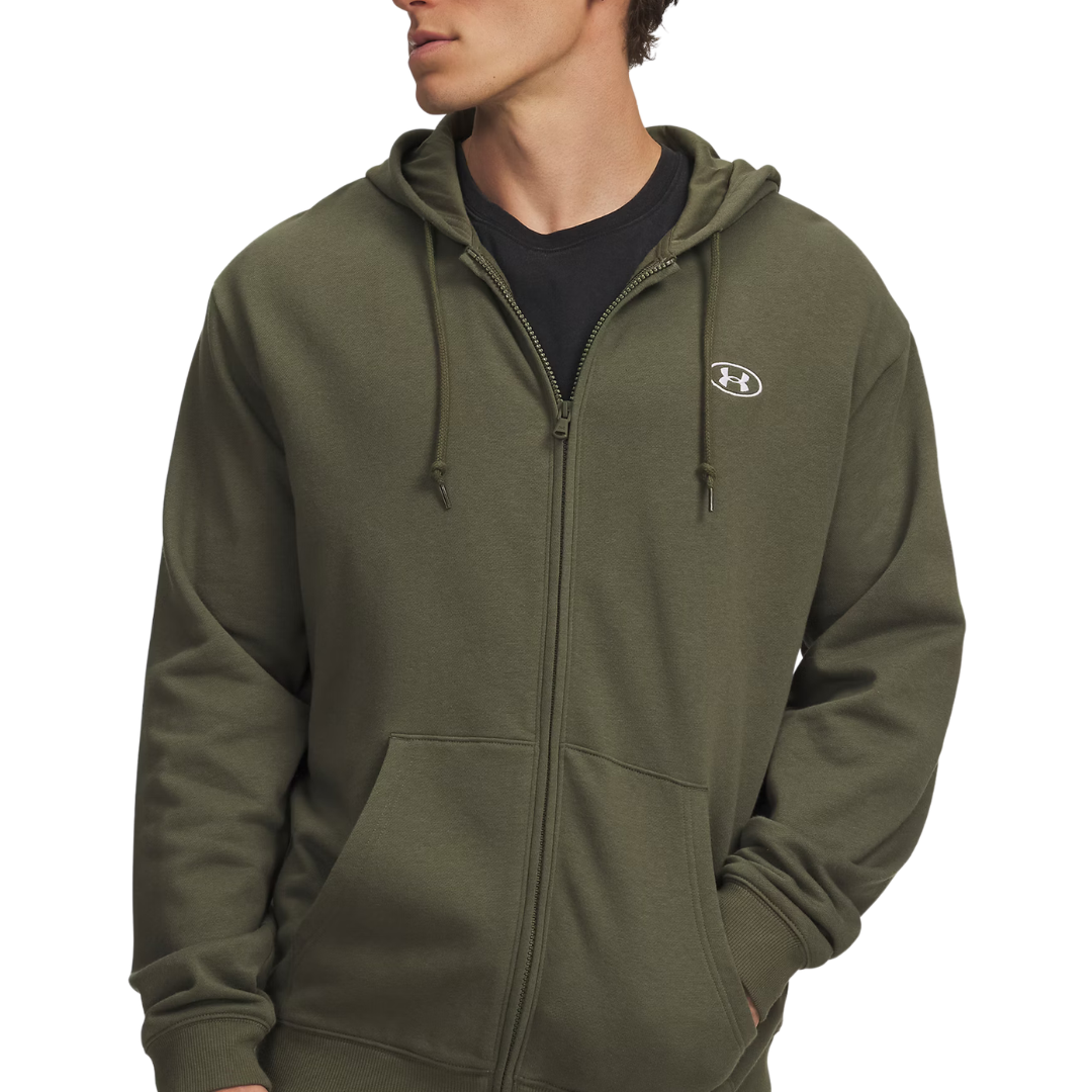 Under Armour Men Rival Flc Fz Green 6013451-391