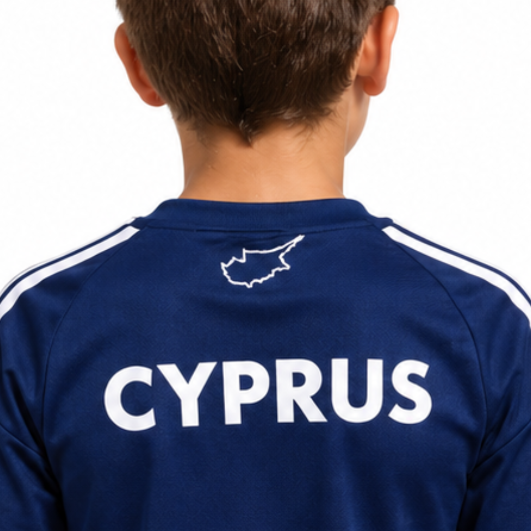 Adidas Cyprus National Team Football T-shirt For Kids Navy 2026-2028